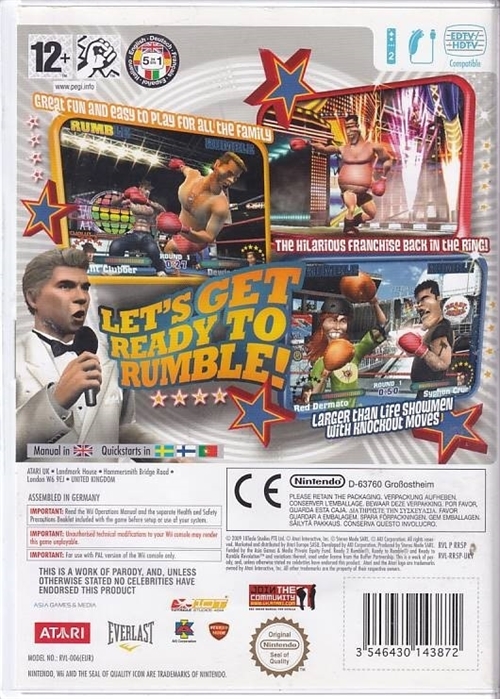 Ready 2 Rumble Revolution - Nintendo Wii (B Grade) (Genbrug)